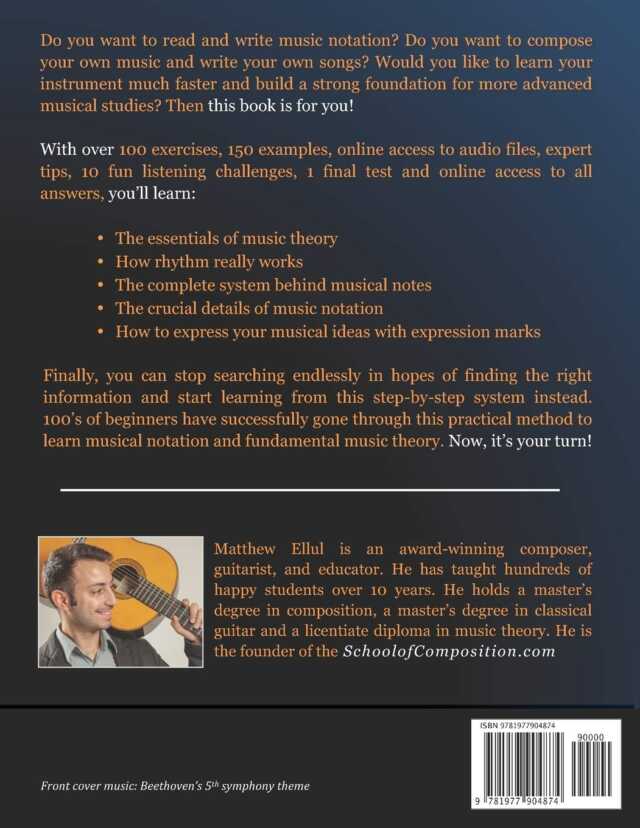 how to read music in 30 days: music theory for beginners with exercises & online audio (practical musical theory)