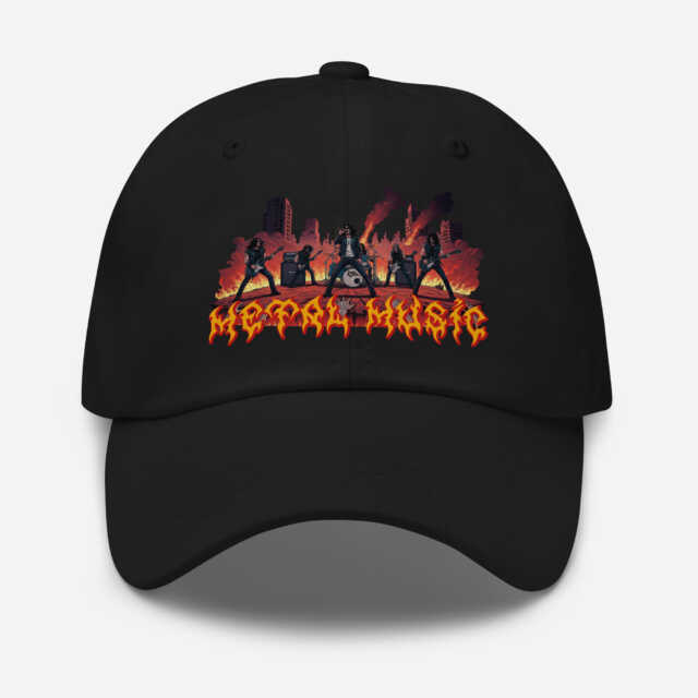 classic cap (dad hat) "heavy metal"