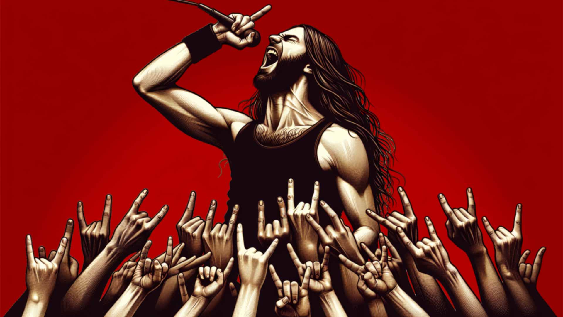 image manus cornuta the sign of the horns