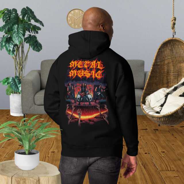 unisex hoodie "the end is loud"